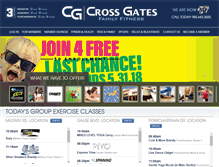Tablet Screenshot of crossgatesclub.com